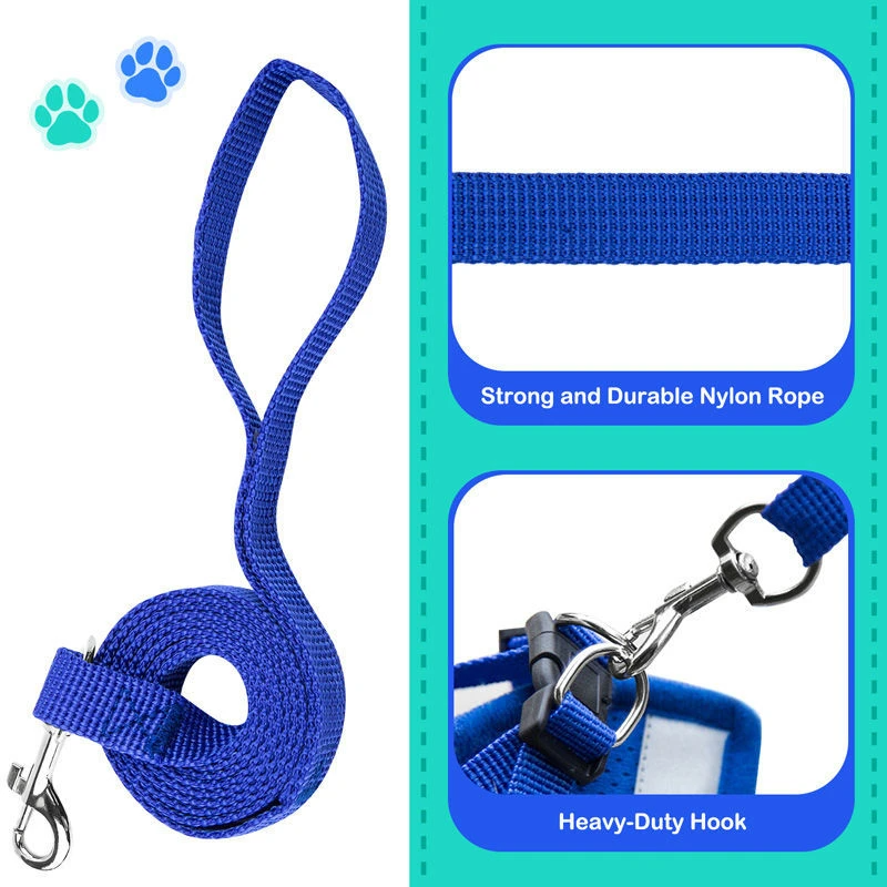 Cat Dog Pet Harness Adjustable Control Vest