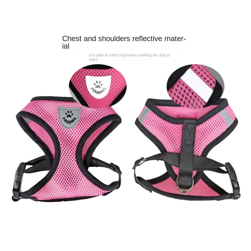 Cat Dog Pet Harness Adjustable Control Vest