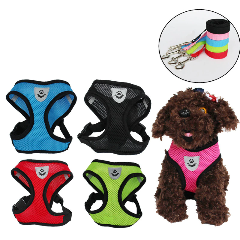 Cat Dog Pet Harness Adjustable Control Vest