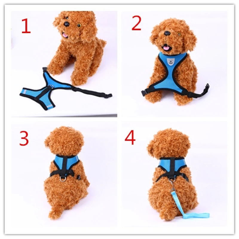 Cat Dog Pet Harness Adjustable Control Vest