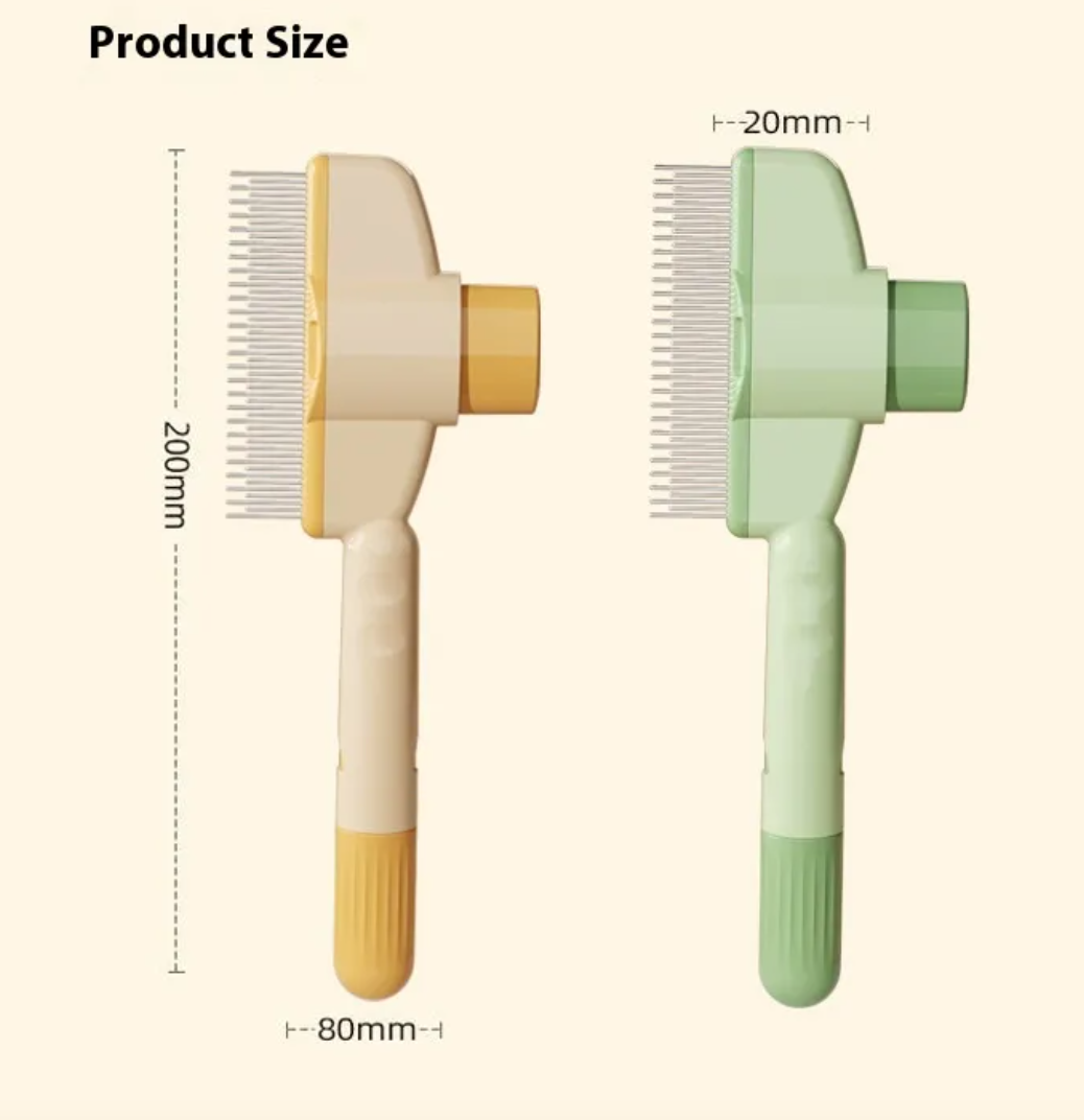 Self-Cleaning Pet Grooming Comb